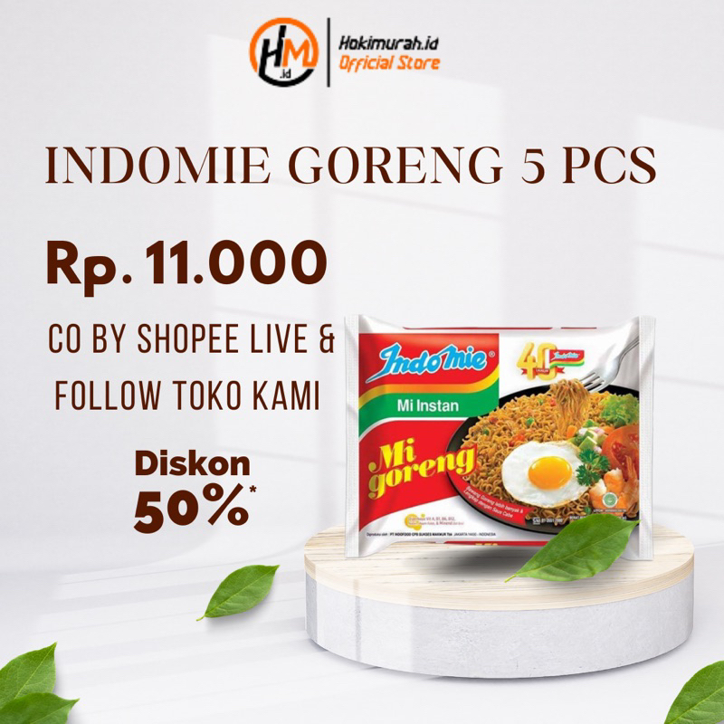 

Indomie Mi Goreng isi 5pcs