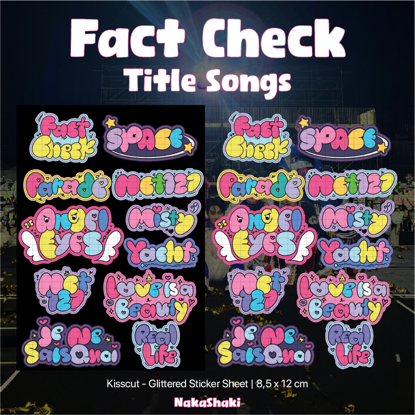 

[NAKASHAKI] - NCT 127 Fact Check Title Songs Sticker