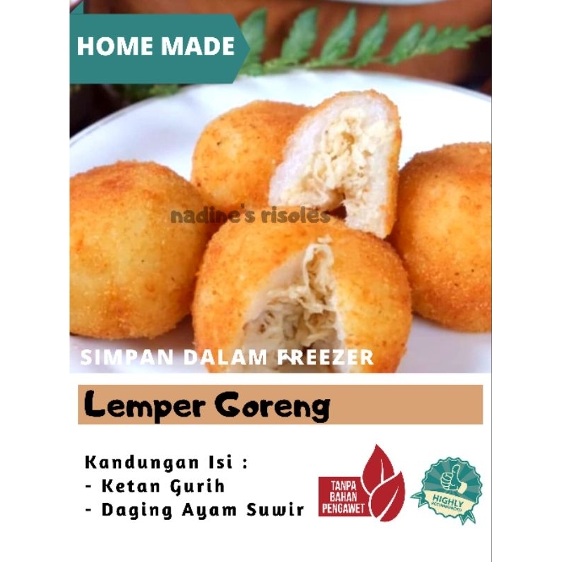 

(1 Pack isi 8pcs) FROZEN Lemper Ayam HOMEMADE - HALAL