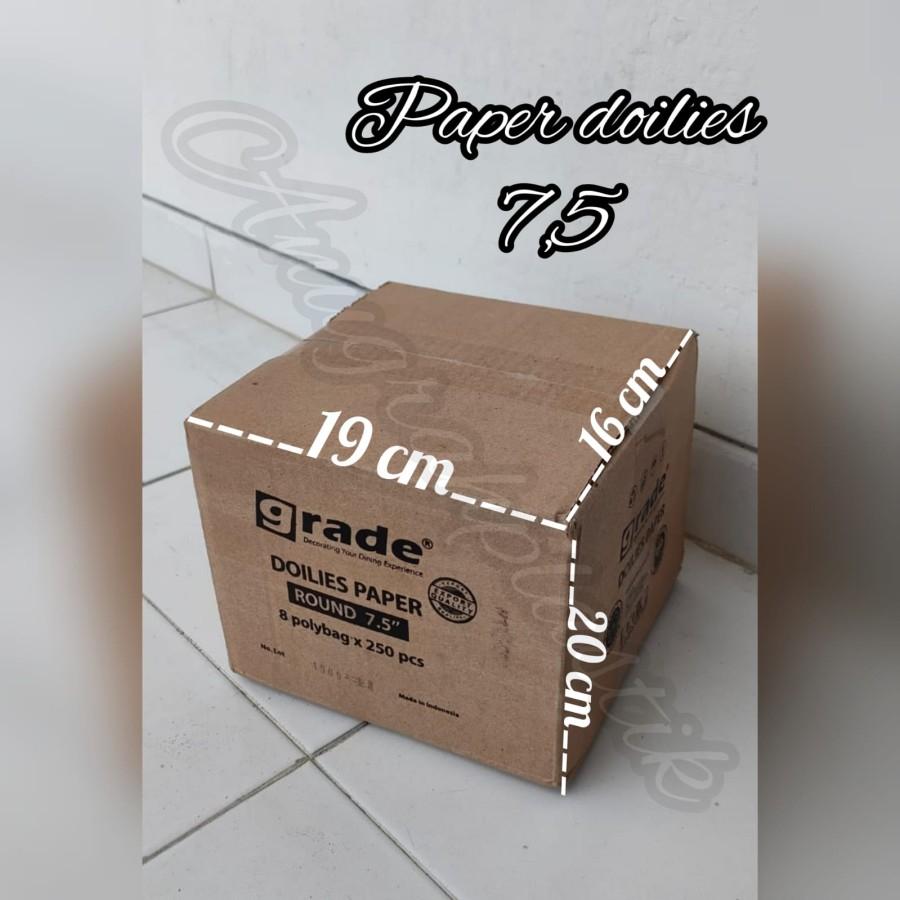 

Paper doilies / samir kertas putih per DUS / KARTON