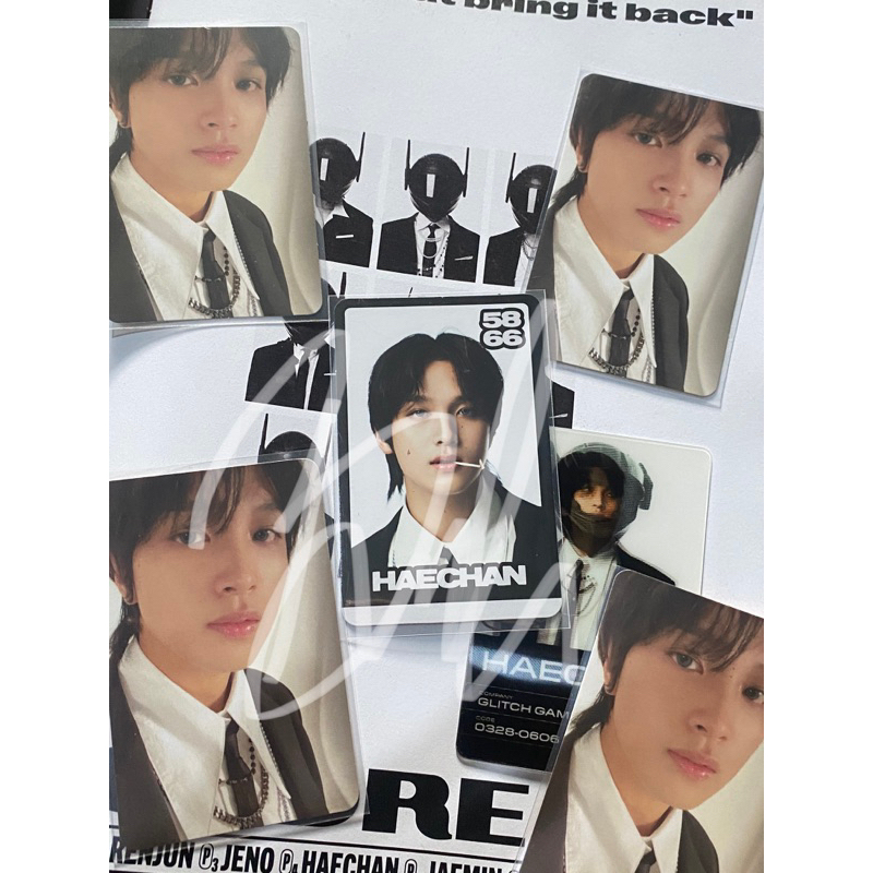 photocard haechan nct official pilek korek christmast tds hadep depan dagu fortune jepang tc ayyo bl