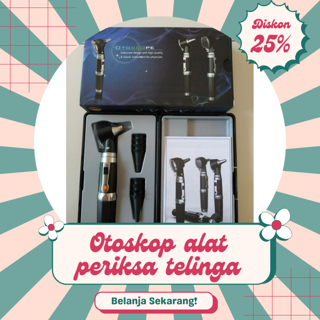 Otoskop otoscope alat THT periksa telinga hidung