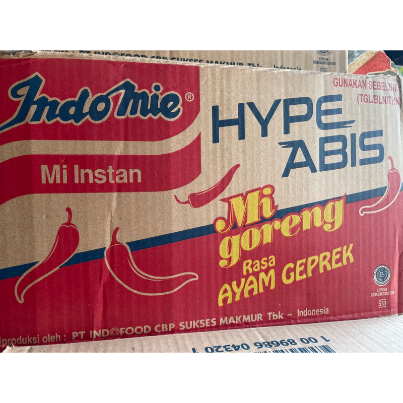 

MIE GORENG AYAM GEPREK ISI 40
