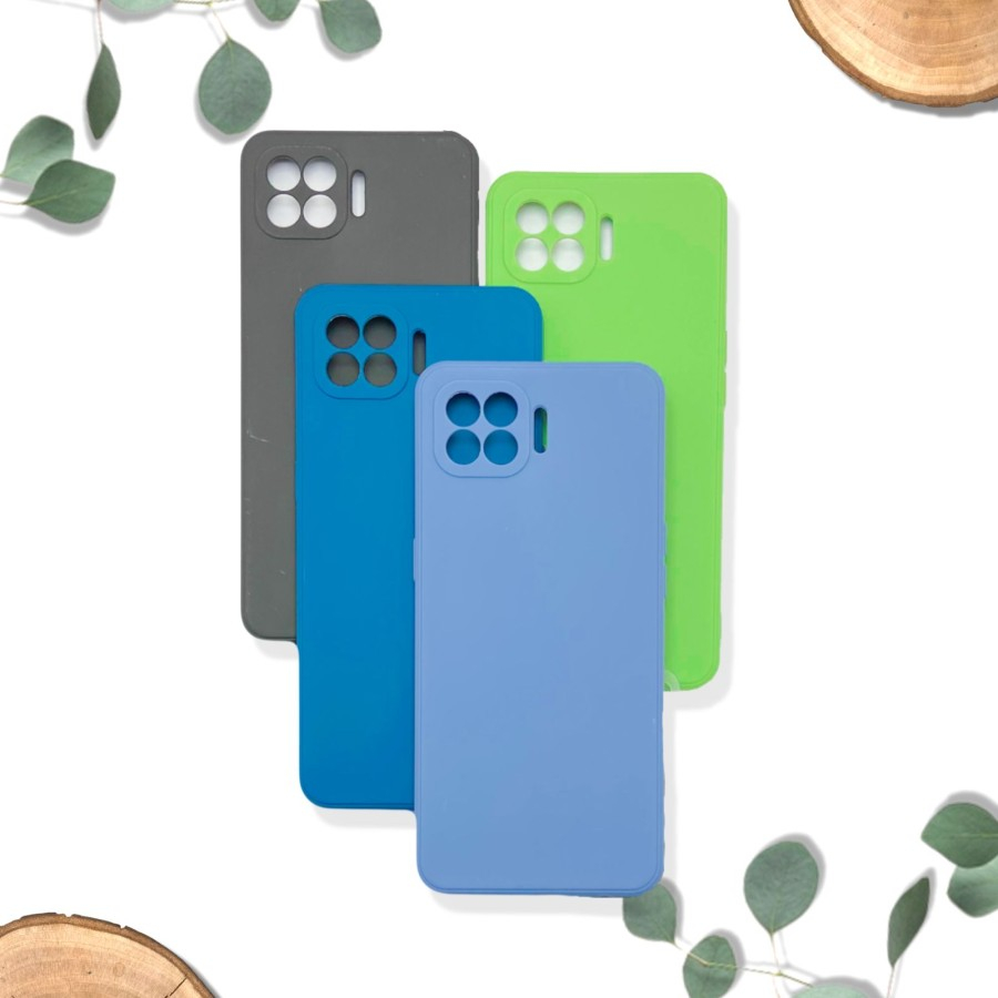 Softcase Vogue Oppo Reno4 F Reno 4F Silicon Case Full Color Casing Warna Anti Noda Baby Skin Anti Ja