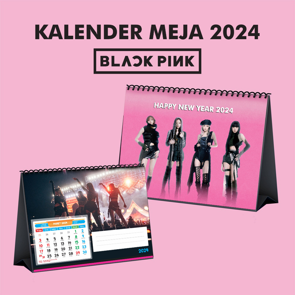 

Kalender Duduk 2024 Hardcover KPOP BLACKPINK EXO TXT TREASURE CUSTOM