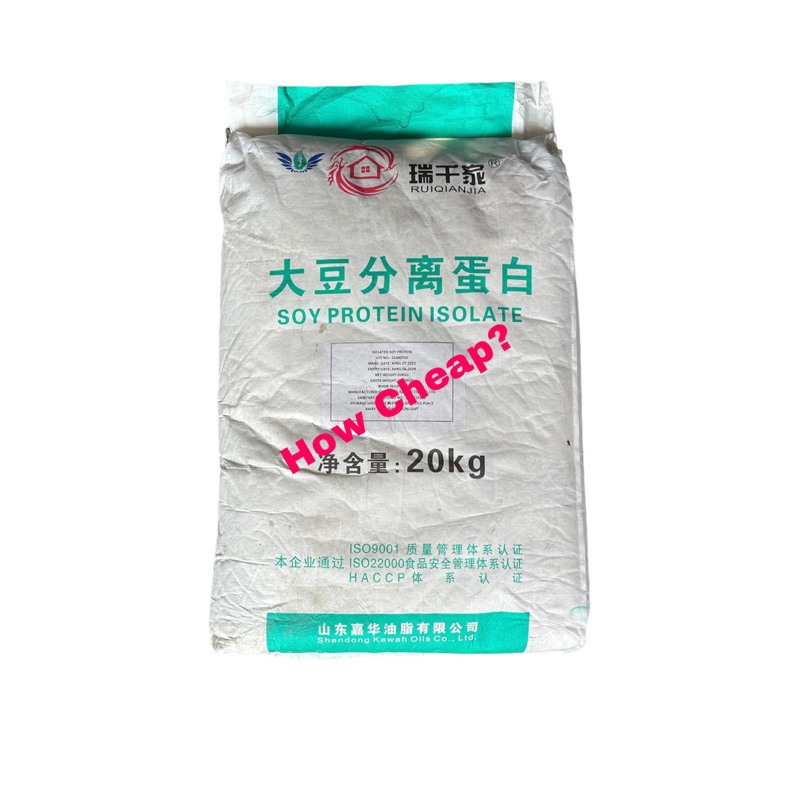 

ISP 20kg Isolate Soy Protein Halal Tepung ISP