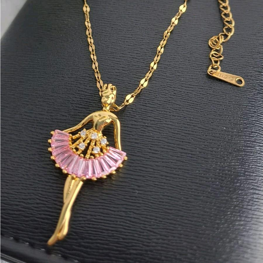KALUNG TITANIUM BONEKA _ ANTI KARAT