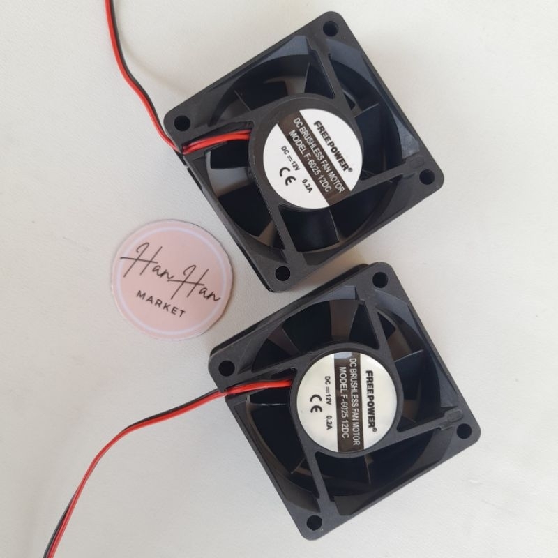 KIPAS DC 12V 6X6 FAN DC 6CM