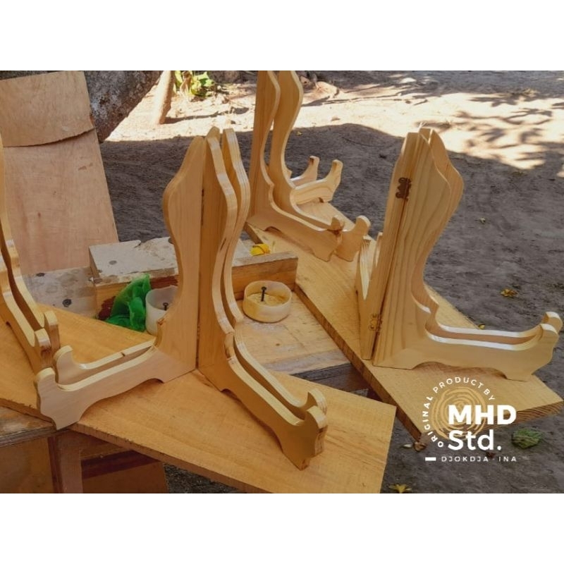 Stand / Standing Kayu Pigura Frame Jati Belanda