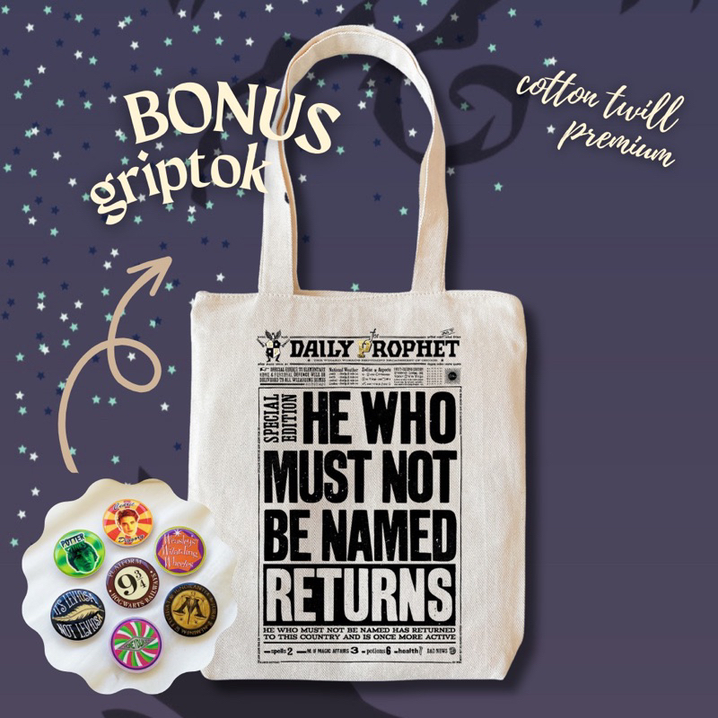 Daily Prophet Totebag | Harry Potter