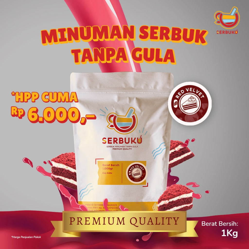 

Serbuku | Rasa Red Velvet | Serbuk Minuman Premium
