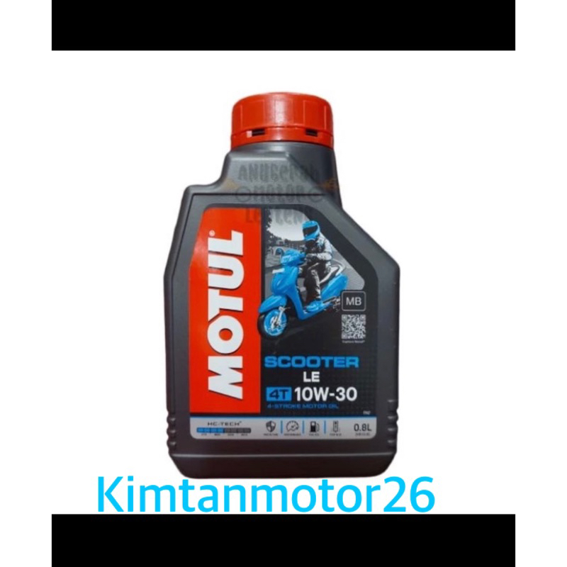 Oli motul LE Matic 0.8 liter for beat/fi,vario/125/150/160/110,mio/gt/j/Saul/m3, untuk semua motor m