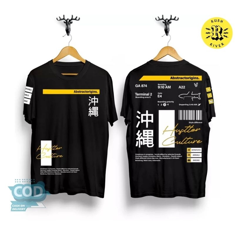 Kaos T-shirt Distro / Kaos Hustler Culture / Kaos Abstractorigins / Kaos Jepang / Kaos Japan / Kaos