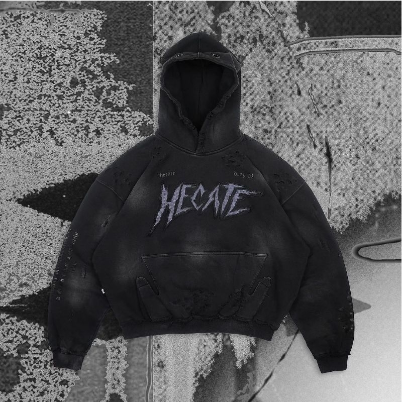 Hecate Stone Cold Boxy Hoodie drop 16