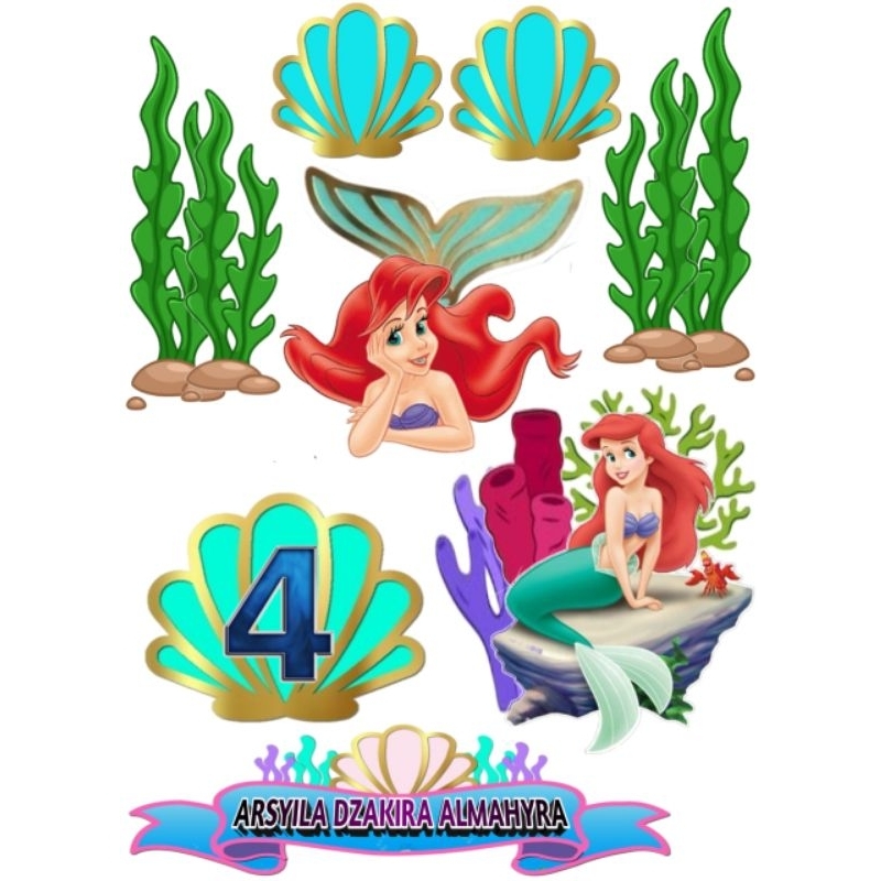 

Topper karakter mermaid