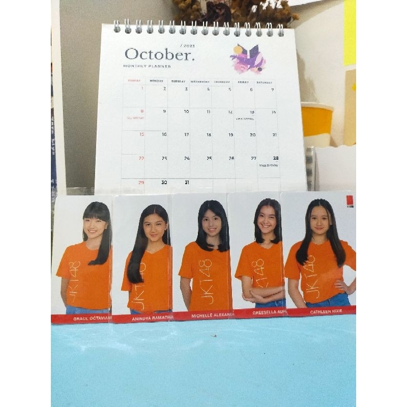 PhotoCard JKT48 Nice To See You Gen 11 Michie Greesel Anindya Grace Jeane