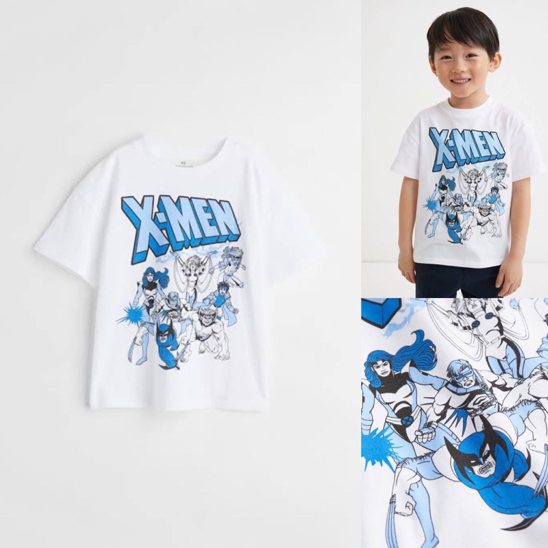 H&M SALE Printed T-shirt - White X-men Original Store