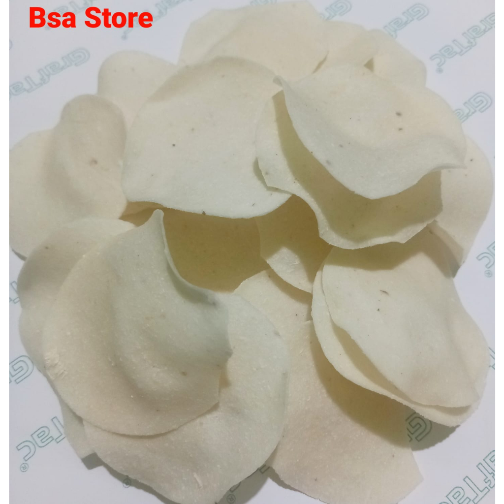 

Kerupuk/Krupuk Kentang Putih Asli Dari Batu Malang MENTAH