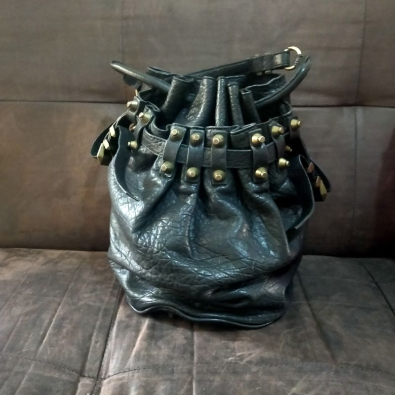 Alexander Wang Black Diego Bucket Bag