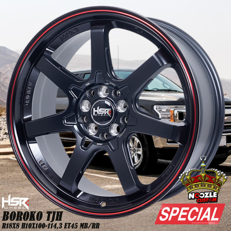 Velg Mobil HSR Ring 18 Baut 5 Promo Special Ring 18 Type Boroko TJH