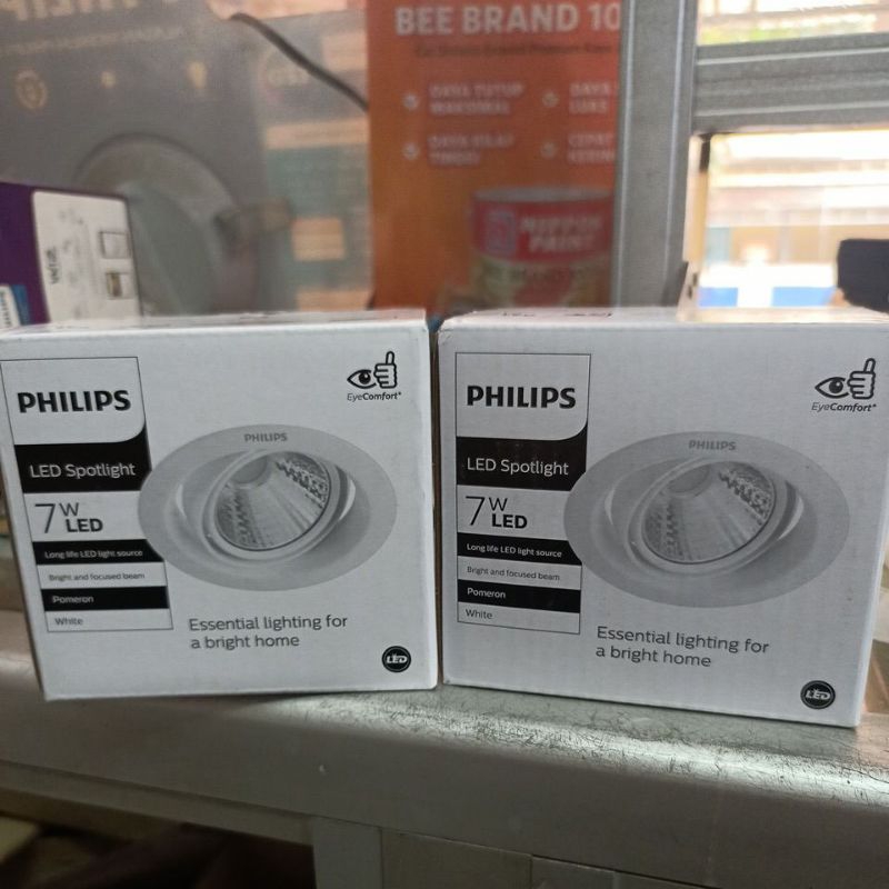 lampu philips led spotlight pomeron 7w 59776