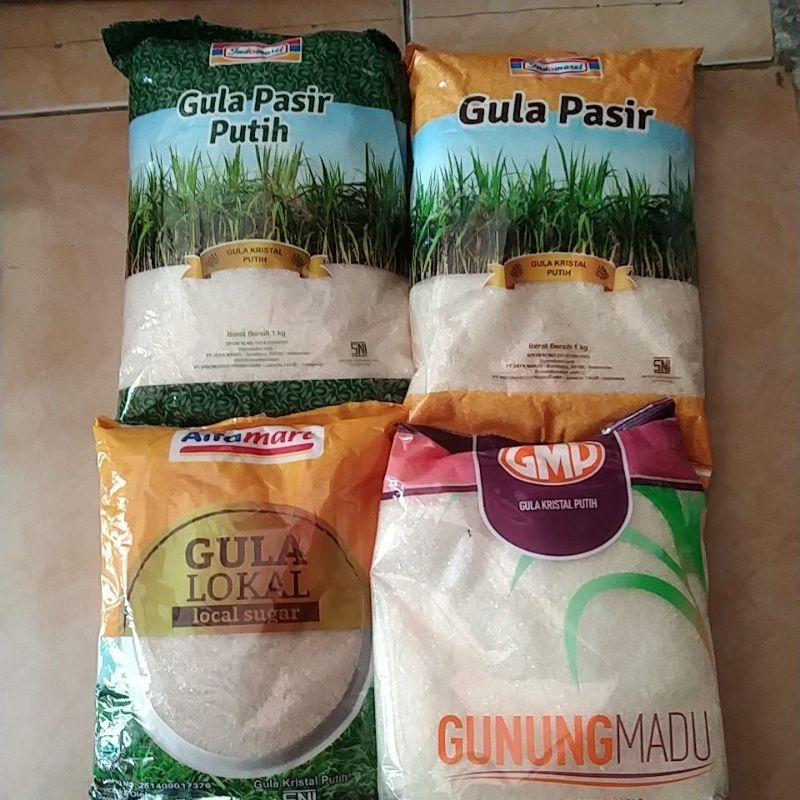 gula kemasan 1kg/ gula pasir / Gula biasa/ gula kemasan/ gula los / gula