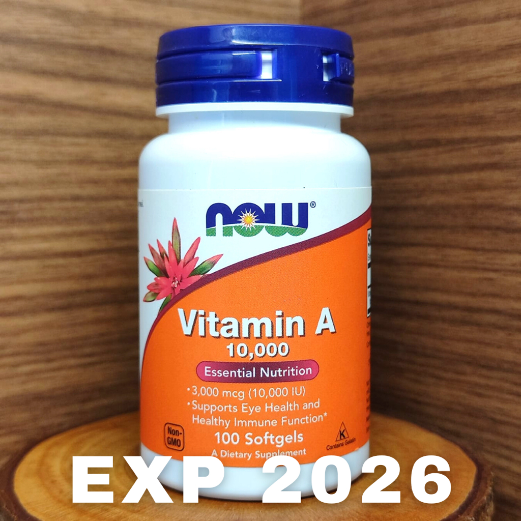 Now Foods Vitamin A 10,000 IU 100 softgels