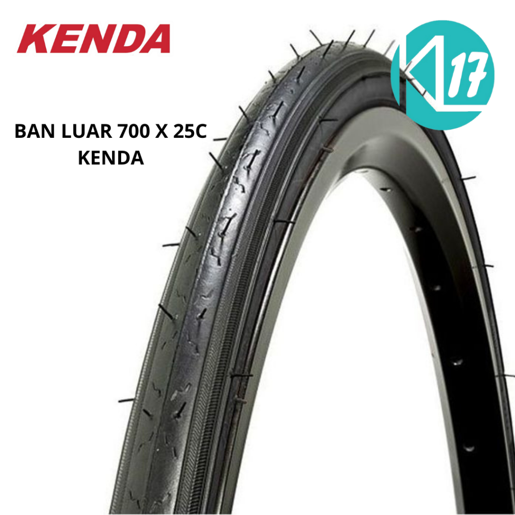 KENDA Ban Luar 700 X 25C Ban Luar Sepeda 700c FIXIE ROADBIKE