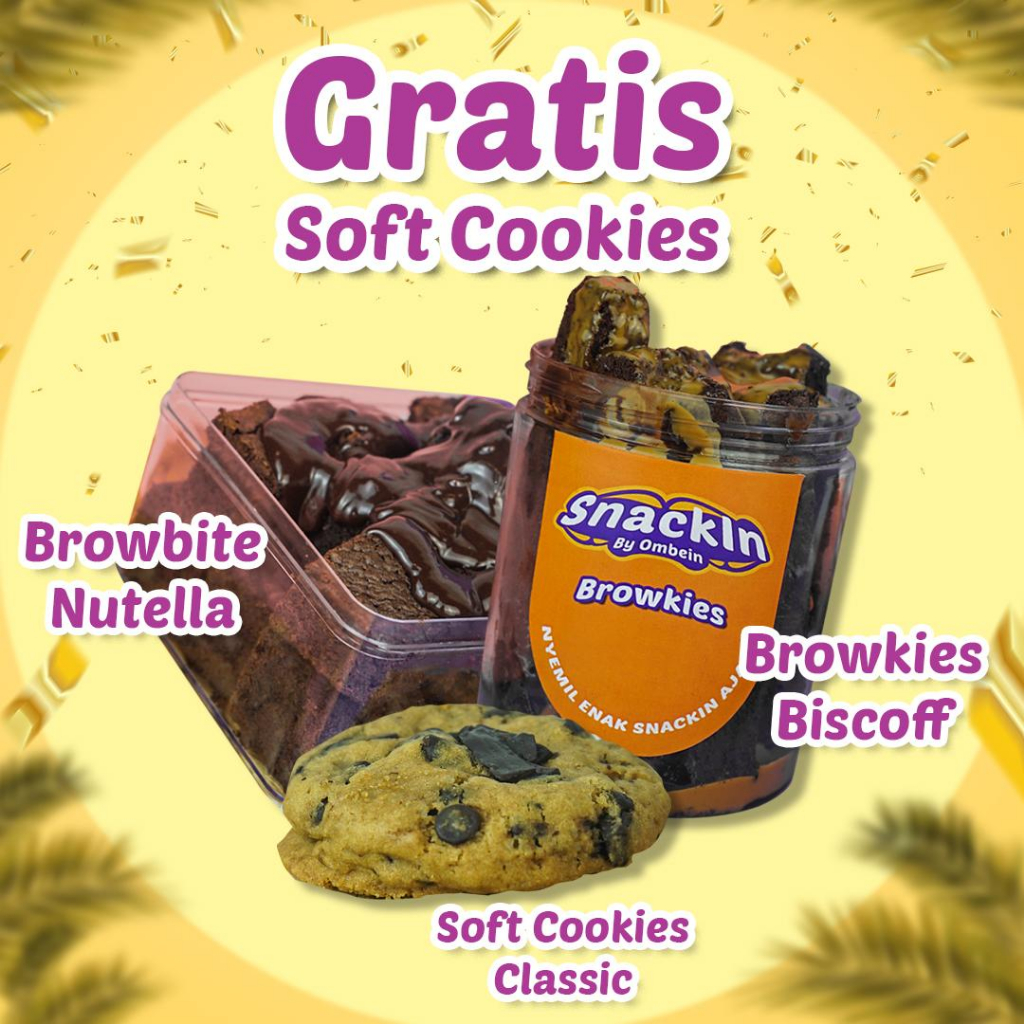 

[GRATIS SOFT COOKIES] Paket Browbite Nutella Sharing + Browkies Biscoff Sharing