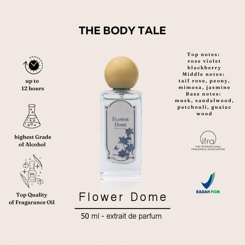 THE BODY TALE FLOWER DOME 50ML | EXTRAIT DE PARFUM