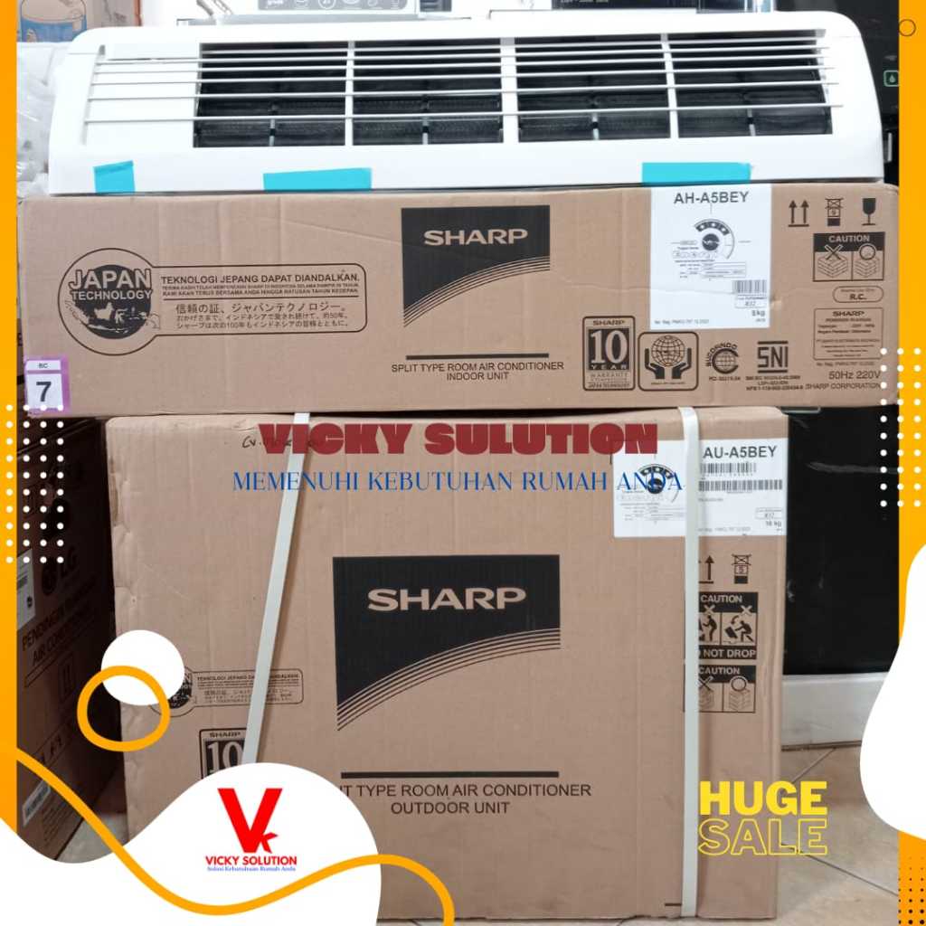 AC SHARP 1/2 PK AH-A5BEY//AC LOW WATT