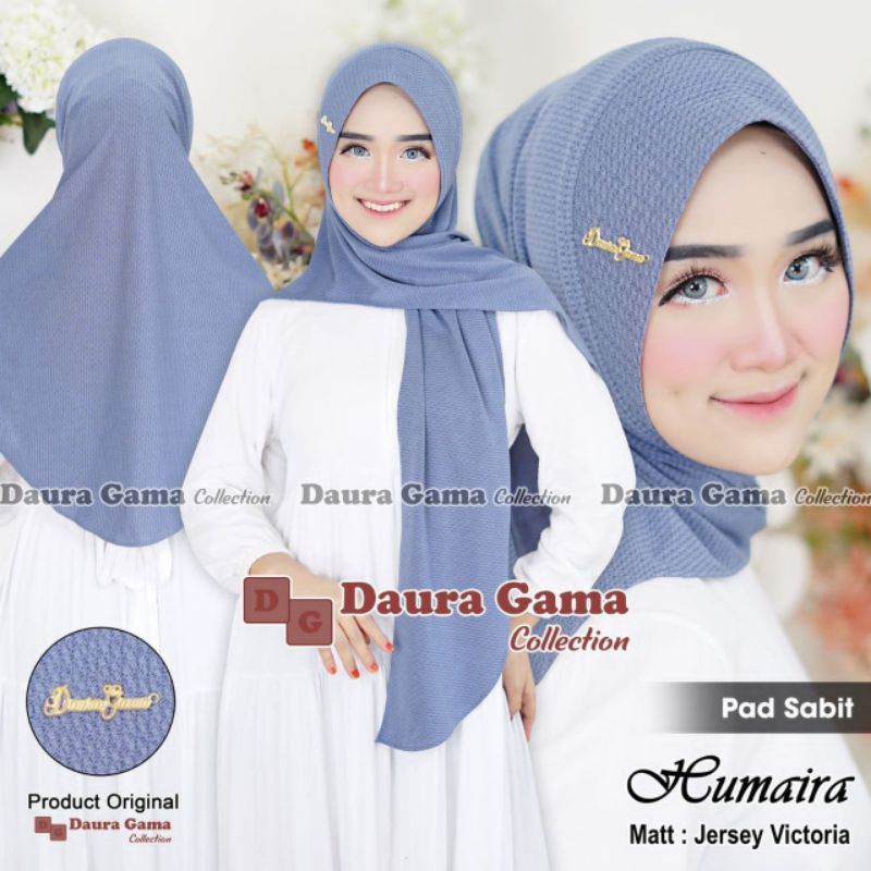 (COD) ORIGINAL DAURA GAMA HUMAIRA PASHMINA INSTAN OVAL TERBARU HIJAB JERSEY VICTORIA PREMIUM Hijab I