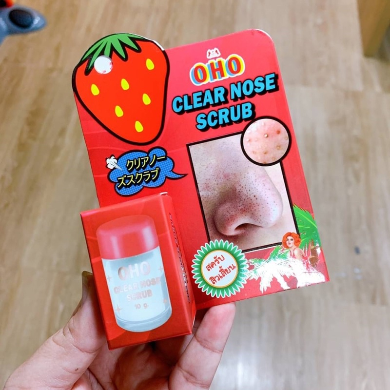 Oho Clear Nose Scrub 10 Gr / OHO Clear Nose Scrub hidung Ori Thailand