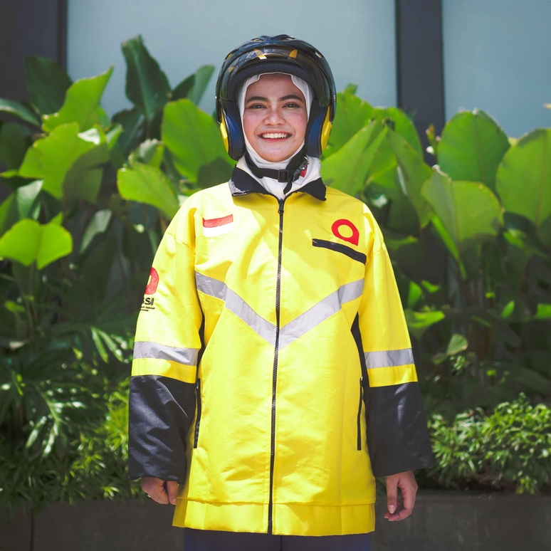 Maxim - Helm Dan Jaket (Maxim - Transportasi Online) Pasti Ori