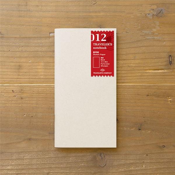 

Traveler's Notebook Refill 012 Sketch Paper Regular Size