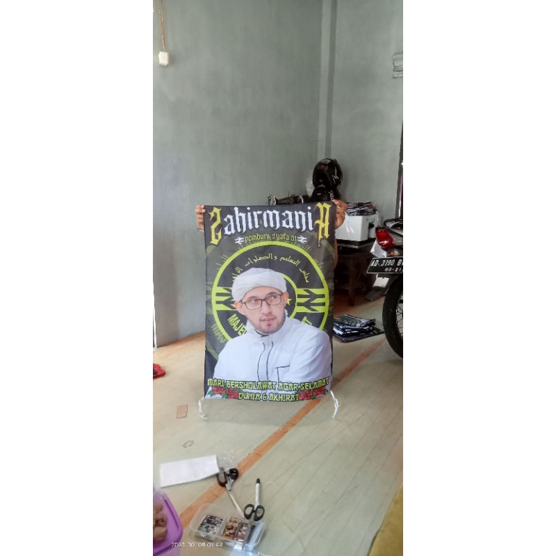 Bendera printing AZ ZAHIR ready stok