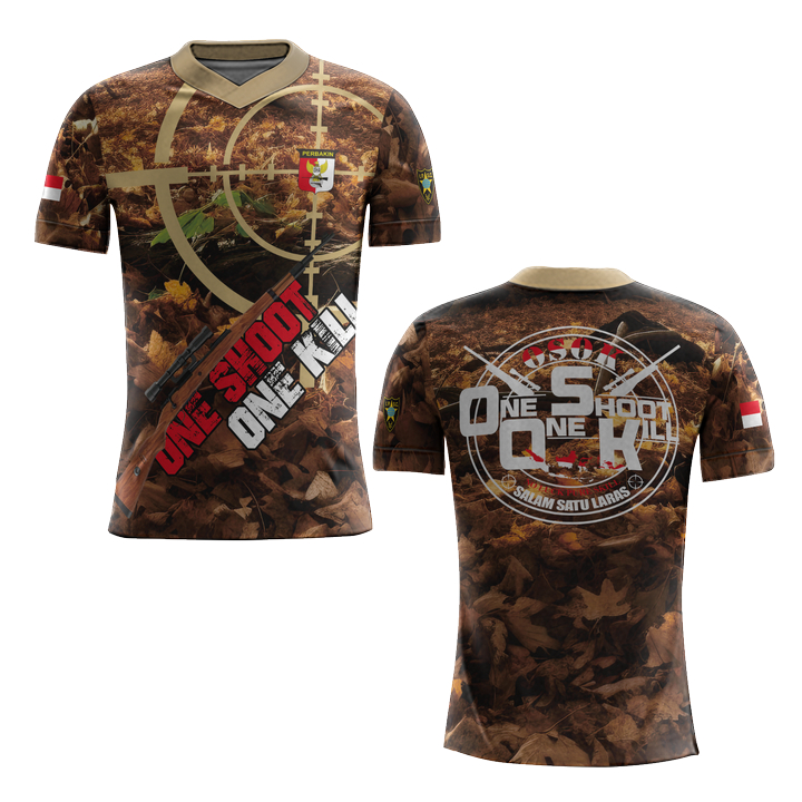 Kaos Baju Komunitas Menembak Perbakin 3D Fullprinting Sublimation Terbaru Art 1