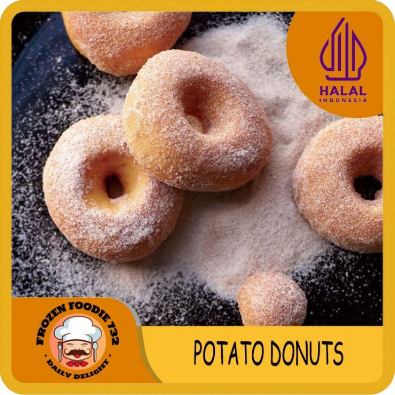 

Potato Donut / Donat Kentang 10pcs / Donat Kentang Beku / Donat Tepung Gula / Donat + Tepung Gula / Donat Kentang 10Pc + Tepung Gula