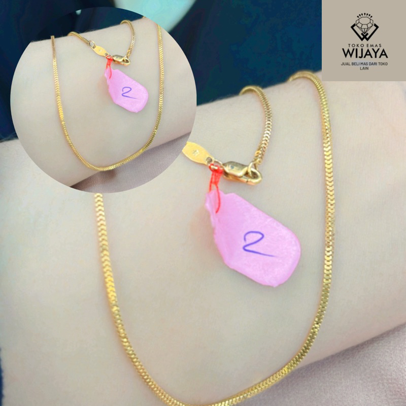 kalung anak emas asli berat 2 gram