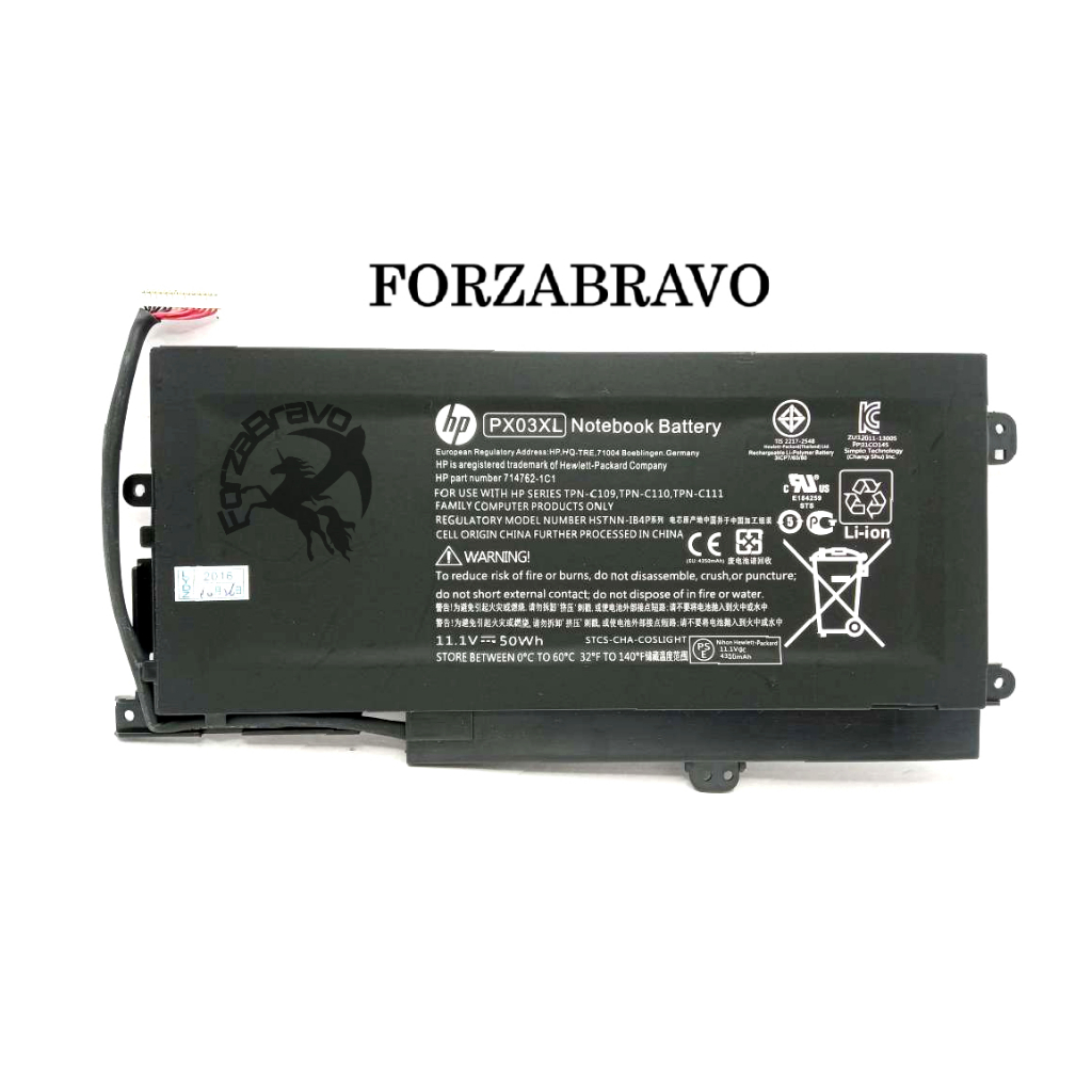 Baterai Battrey Batre Original HP ENVY TouchSmart M6-K025dx M6-K Series