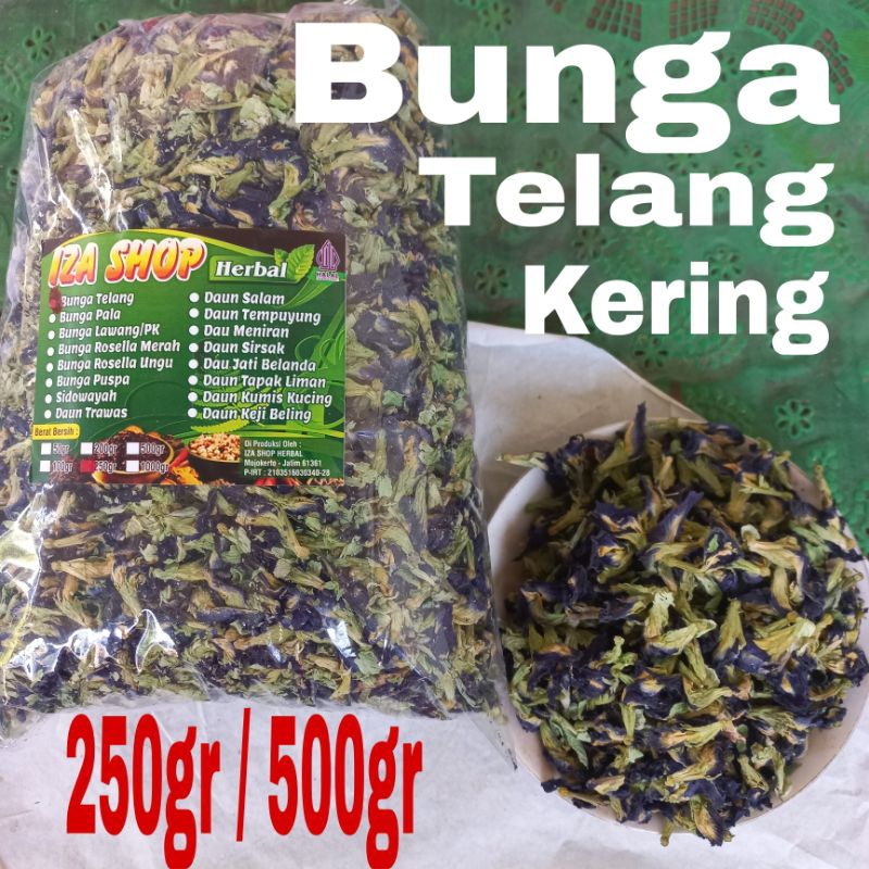 Teh bunga telang kering 500gr