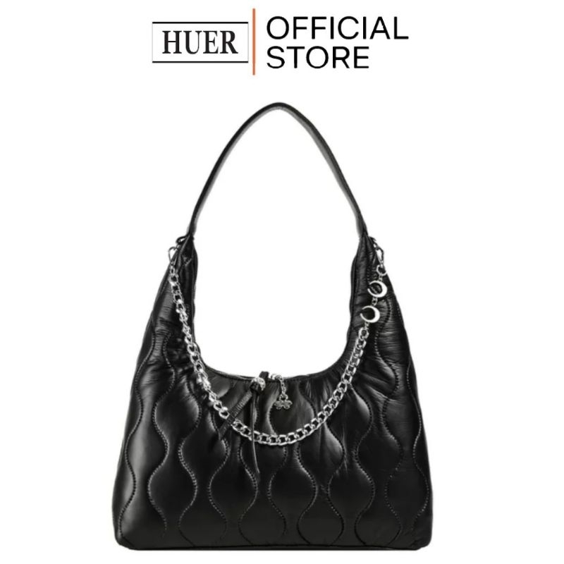 HUER ~ Tas Wanita Seova Quilted Hobo Bag 9536-485 #7495