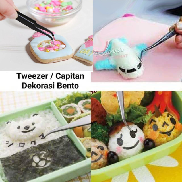 Capitan Dekorasi Bento Bekal Anak / Tweezer Jepitan Hias Bekal Bento Anak