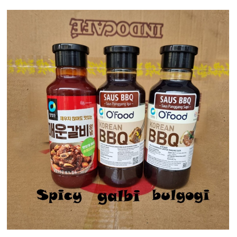 

Beef bulgogi / Galbi Marinade Saus Korea / Spicy /Bumbu 500gr saus BBQ