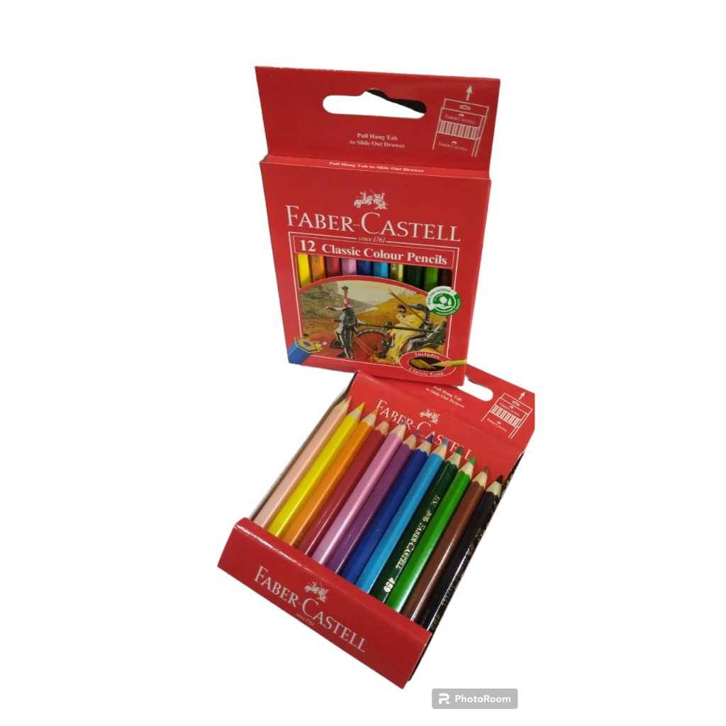 

PENSIL WARNA FABER CASTELL 12 WARNA