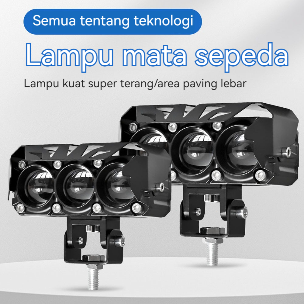 Premium Laser 3 Lampu Mata Tembak Alumunium Full