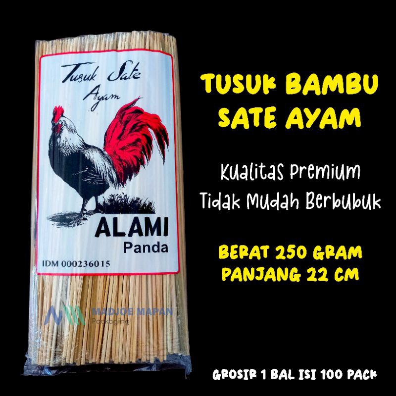 Tusuk Sate Ayam - Kambing / Tusuk Bambu / Tusuk Pentol Sempol Cilok Sosis Bakar
