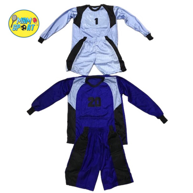 kaos baju kiper anak anak sepak bola dan futsal bahan salur