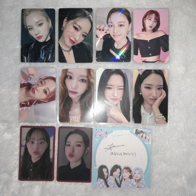 LOONA BENEFIT PHOTOCARD SO WHAT 12:00 & FLIP THAT
