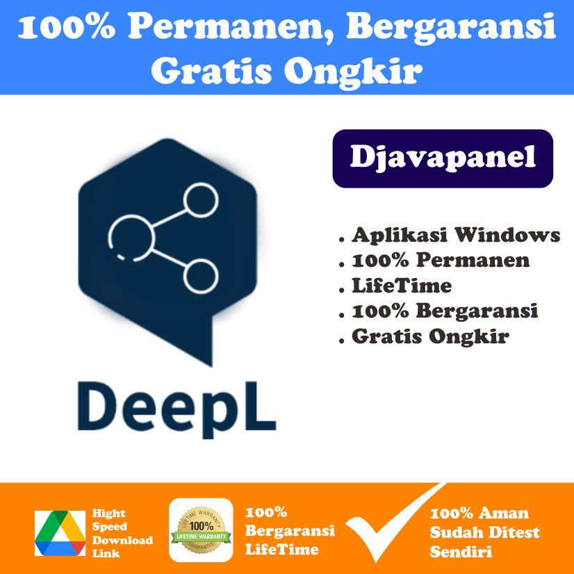 [Full Version] DeepL Pro (Translator) Lifetime Garansi